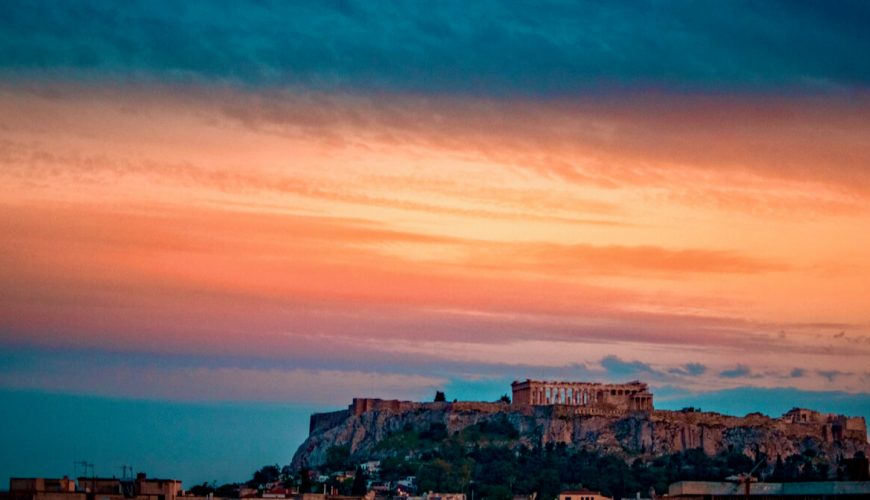Athens sunset