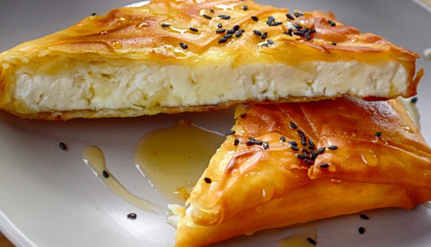 Greek feta cheese pie